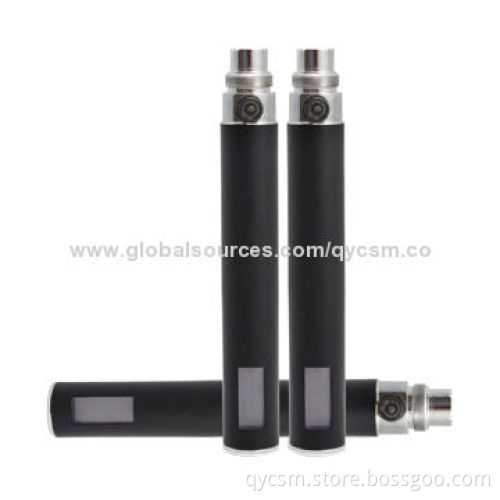 650mAh eGo LCD Batteries with 3.3-4.2V Working Voltage